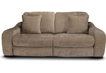 elena sable power reclining sofa   