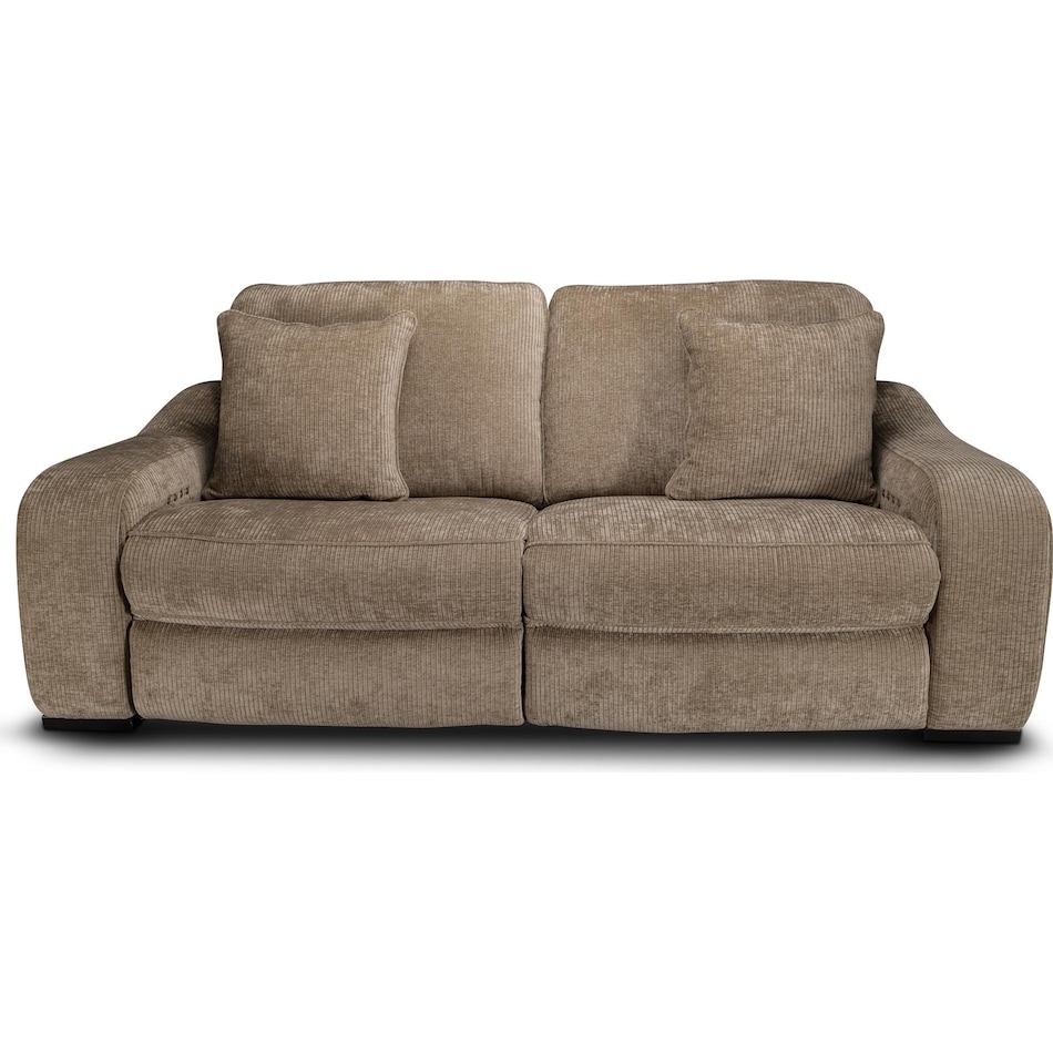 elena sable power reclining sofa   