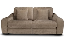 elena sable power reclining sofa   