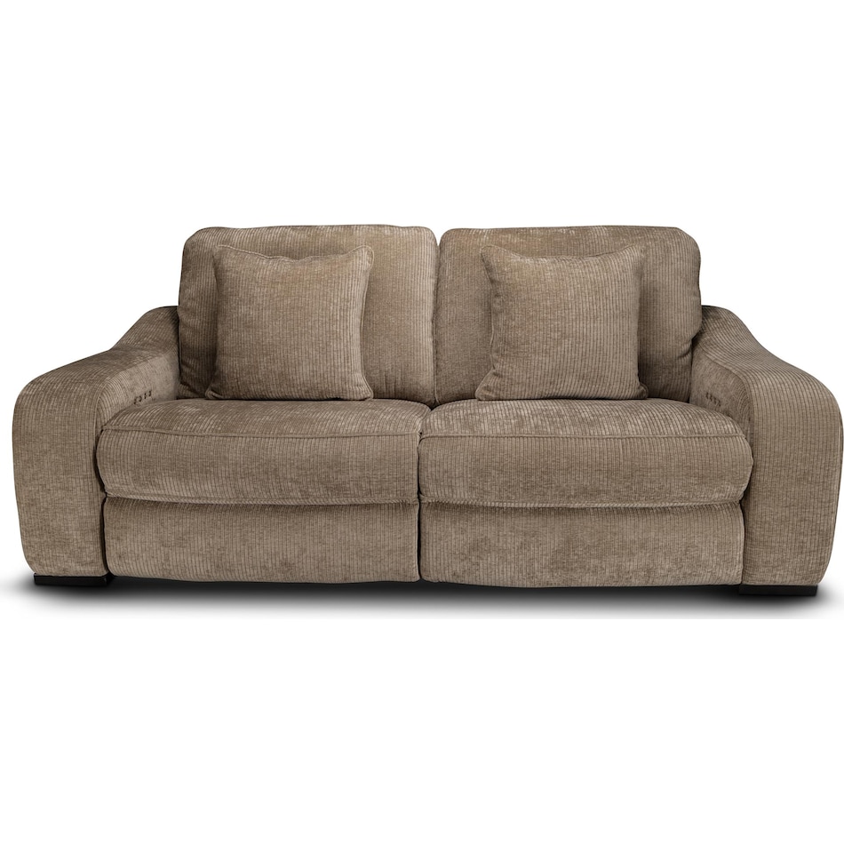elena sable power reclining sofa   