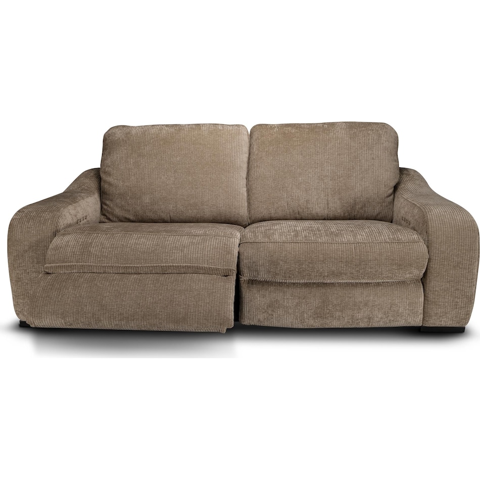 elena sable power reclining sofa   