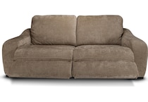 elena sable power reclining sofa   