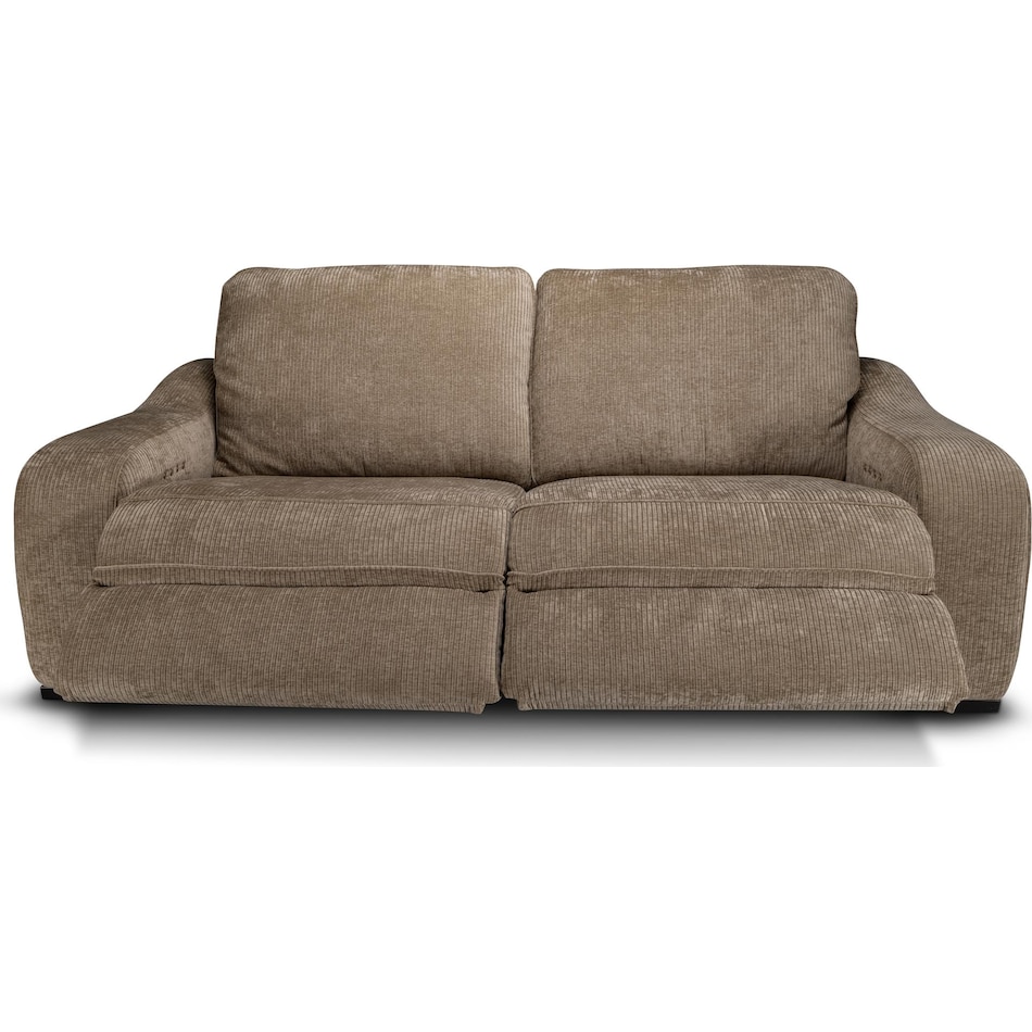 elena sable power reclining sofa   