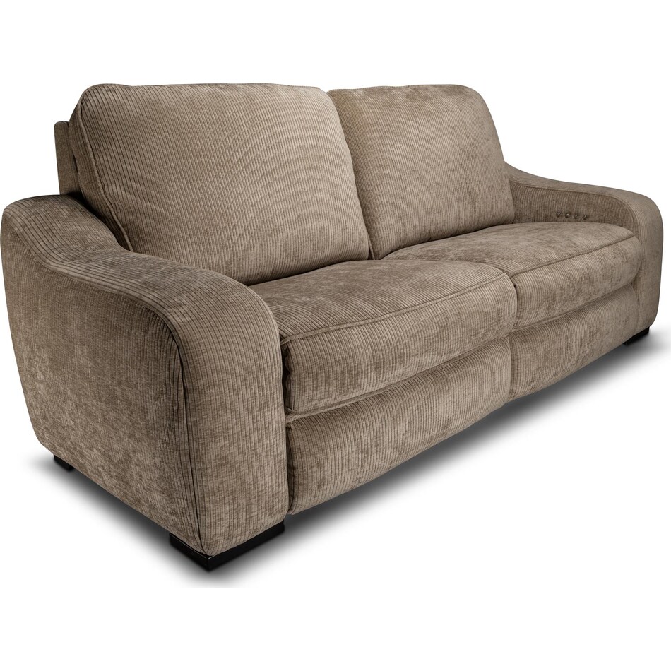 elena sable power reclining sofa   