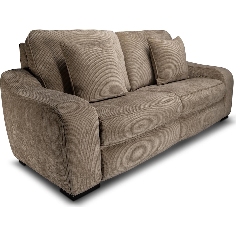 elena sable power reclining sofa   