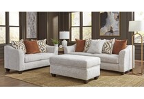 elio light grey ottoman   