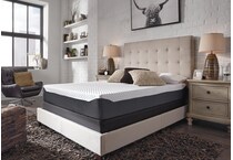 elite inch white blue mattress queen   