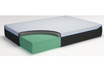 elite inch white grey mattress twin   