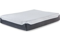 elite inch white grey mattress twin   