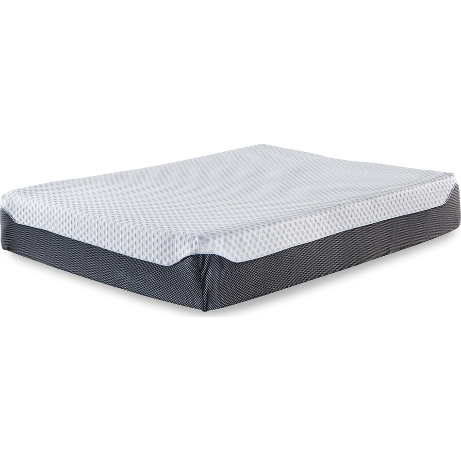 elite inch white grey mattress twin   