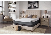 elite inch white grey mattress twin   