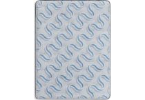 elite springs firm grey blue mattress cal king   
