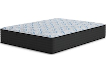 elite springs firm grey blue mattress king   