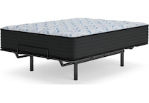 elite springs firm grey blue mattress king   