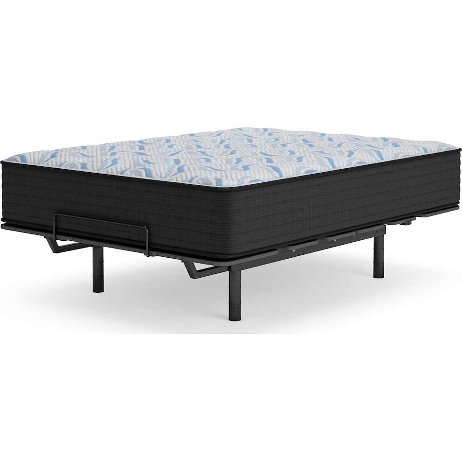 elite springs firm grey blue mattress king   
