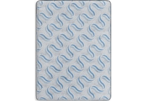 elite springs firm grey blue mattress king   