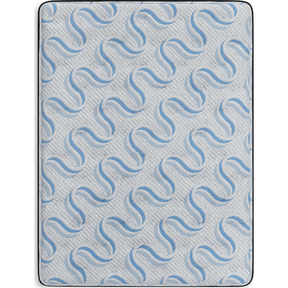 elite springs firm grey blue mattress king   