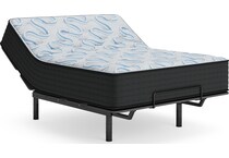 elite springs firm grey blue mattress king   