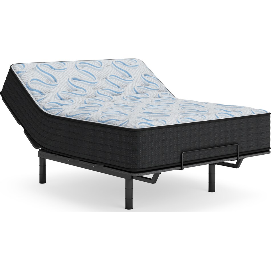 elite springs firm grey blue mattress king   