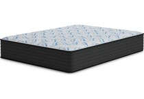 elite springs firm grey blue mattress queen   