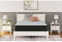 elite springs plush grey blue mattress king   