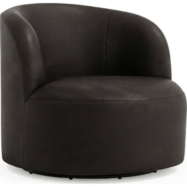 ELLE LEATHER SWIVEL CHAIR BY BERNAHRDT