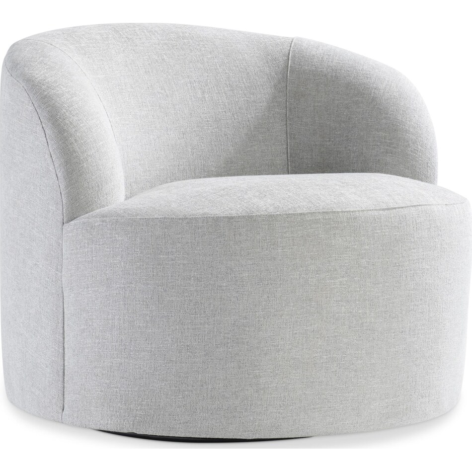 elle light grey accent chair   