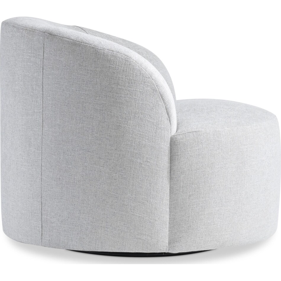 elle light grey accent chair   