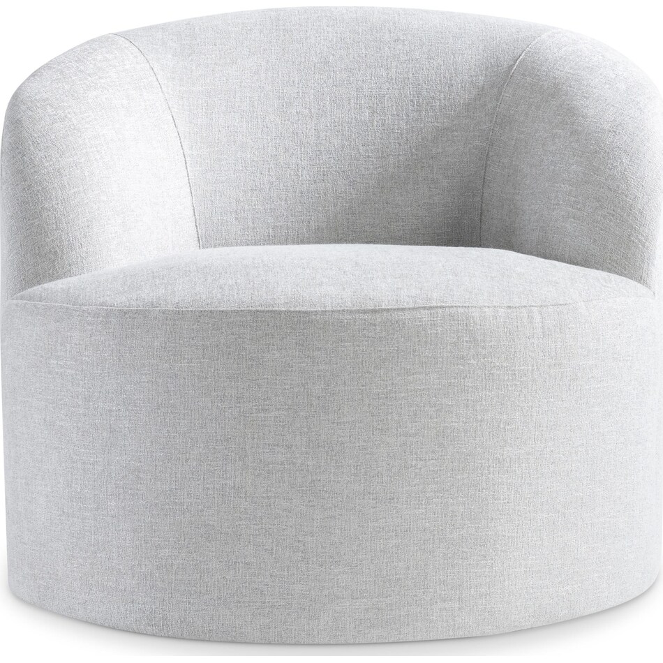 elle light grey accent chair   
