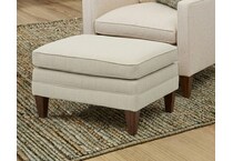 ellis beige ottoman   