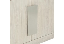 ellis jicama   shiny nickel accent bookcase   