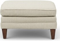 ellis linen ottoman   
