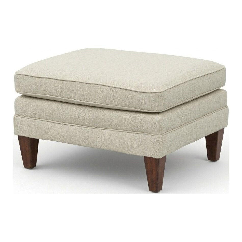 ellis linen ottoman   
