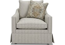 ellis stripe chair   