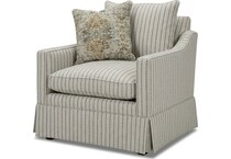 ellis stripe chair   