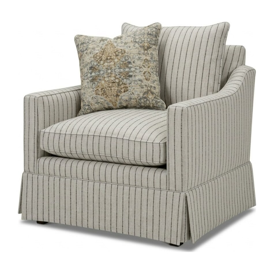 ellis stripe chair   