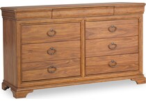ellston heritage walnut dresser   