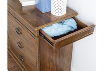 ellston heritage walnut dresser   