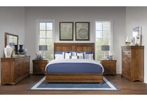 ellston heritage walnut mirror   