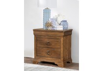 ellston heritage walnut nightstand   