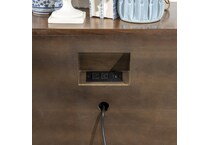 ellston heritage walnut nightstand   
