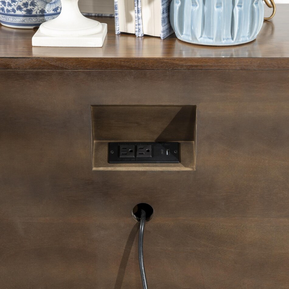 ellston heritage walnut nightstand   