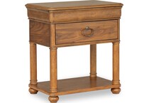 ellston heritage walnut nightstand   