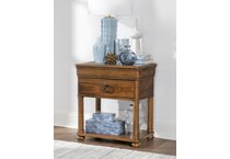 ellston heritage walnut nightstand   