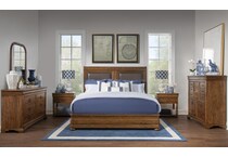 ellston heritage walnut nightstand   