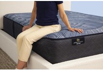 endearing nights plush hybrid mattress king   