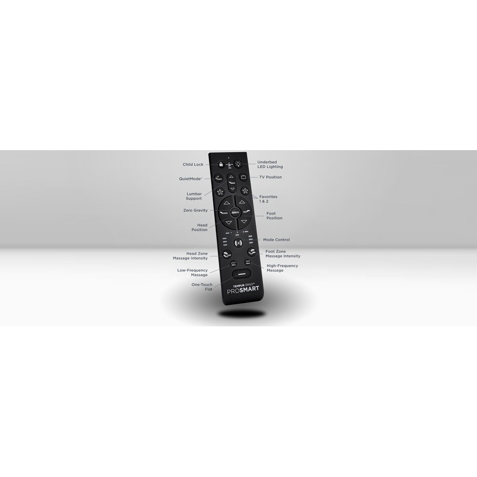 ergo prosmart adjustable base king   