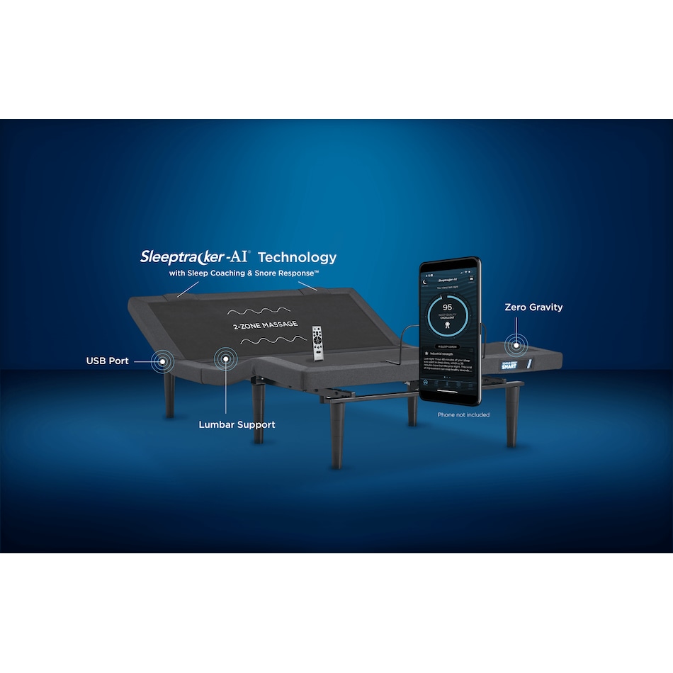 ergo smart adjustable base king   