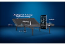 ergo smart adjustable base king   