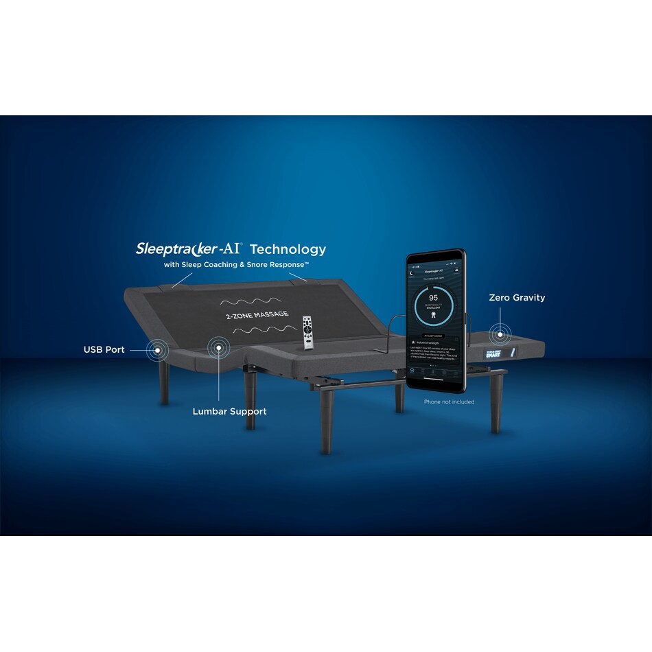 ergo smart adjustable base king   